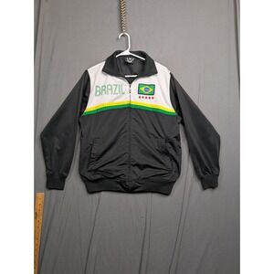 Ghast Brazil National Pride Color Black Track jacket Size Medium
